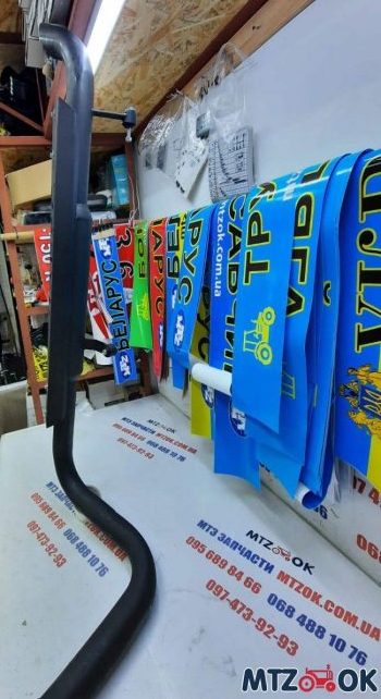 Глушитель МТЗ 1025 стронгер (накладка черная), толщина 1,5мм Глушитель МТЗ 1025 стронгер (накладка черная), толщина 1,5мм