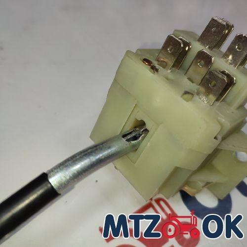 Переключатель света МТЗ (фар, поворотов и звукового сигнала) (пр-во Беларус)ПКП-1 Переключатель света МТЗ (фар, поворотов и звукового сигнала) (пр-во Беларус)ПКП-1