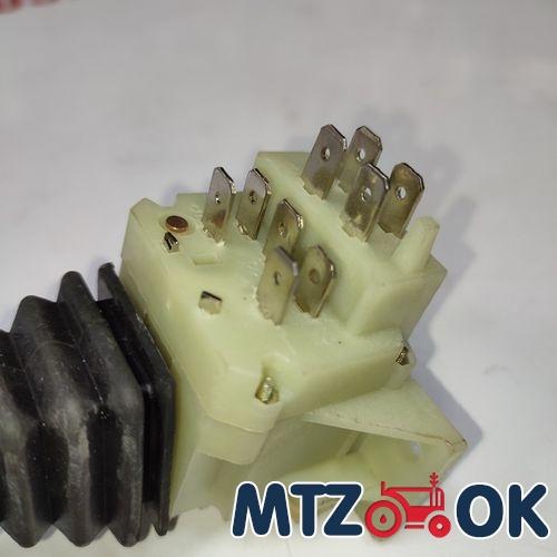 Переключатель света МТЗ (фар, поворотов и звукового сигнала) (пр-во Беларус)ПКП-1 Переключатель света МТЗ (фар, поворотов и звукового сигнала) (пр-во Беларус)ПКП-1