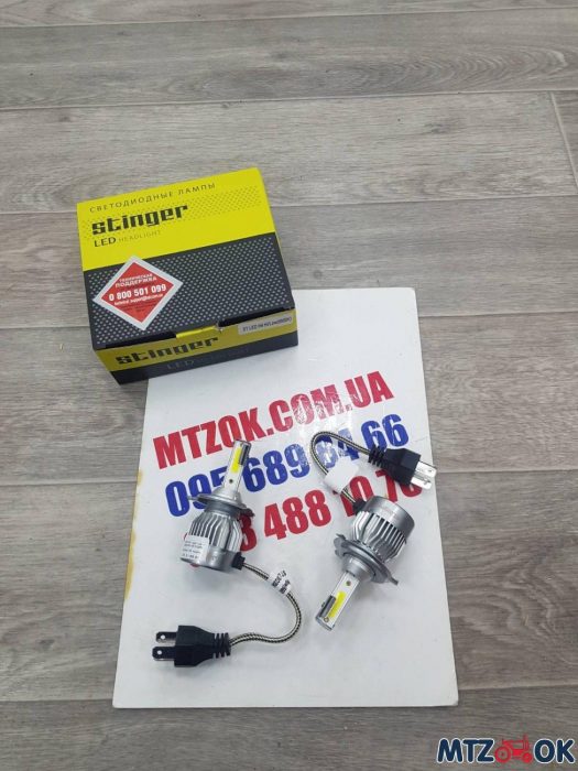 Лампа LED H4 12/24V 5500k радиатор к-т Лампа LED H4 12/24V 5500k радиатор к-т