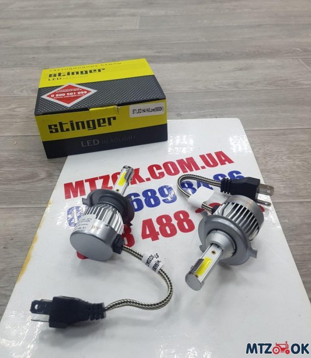 Лампа LED H4 12/24V 5500k радиатор к-т Лампа LED H4 12/24V 5500k радиатор к-т