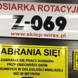 Наклейка "Косилка Wirax 1,65" к-т наклейка Наклейка "Косилка Wirax 1,65" к-т наклейка