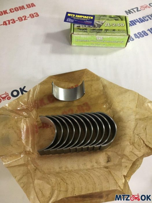 Вкладыши шат. Р1 Д 240 АО10-С2 (пр-во ЗПС)А23.01-74-240 СБ.АС-Р1 Вкладыши шат. Р1 Д 240 АО10-С2 (пр-во ЗПС)А23.01-74-240 СБ.АС-Р1