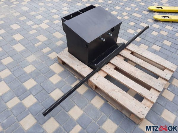 Ящик противовес МТЗ 892 (H40хL60хB37см 95кг) с бампером и подножкой Ящик противовес МТЗ 892 (H40хL60хB37см 95кг) с бампером и подножкой