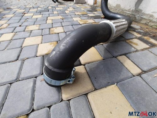 Глушитель МТЗ 1221 прямоток (накладка нержавейка), толщина 1,5мм Глушитель МТЗ 1221 прямоток (накладка нержавейка), толщина 1,5мм