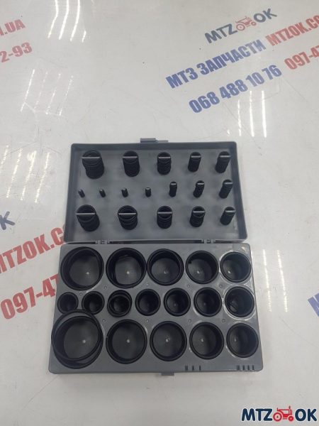 Набор АТ-5407 колец уплотнительных (резиновые) для сальников (407шт) Набор АТ-5407 колец уплотнительных (резиновые) для сальников (407шт)