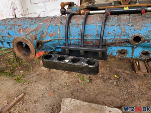 Кронштейн крепления МТЗ-80 для ЦС-50 с/о, балка без отливки (короткий) Кронштейн крепления МТЗ-80 для ЦС-50 с/о, балка без отливки (короткий)