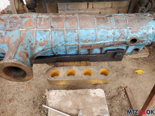 Кронштейн крепления МТЗ-80 для ЦС-50 с/о, балка без отливки (удлиненный) Кронштейн крепления МТЗ-80 для ЦС-50 с/о, балка без отливки (удлиненный)