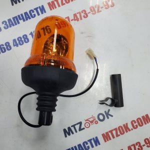 Мигалка оранжевая LED 12-24В (ТР517-6) в комплекте с кронштейном с хомутом