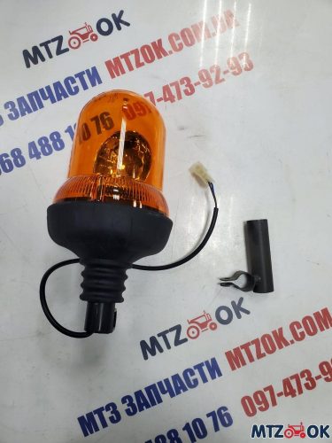 Мигалка оранжевая LED 12-24В (ТР517-6) в комплекте с кронштейном с хомутом Мигалка оранжевая LED 12-24В (ТР517-6) в комплекте с кронштейном с хомутом