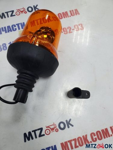 Мигалка оранжевая LED 12-24В (ТР517-6) в комплекте с кронштейном с хомутом Мигалка оранжевая LED 12-24В (ТР517-6) в комплекте с кронштейном с хомутом