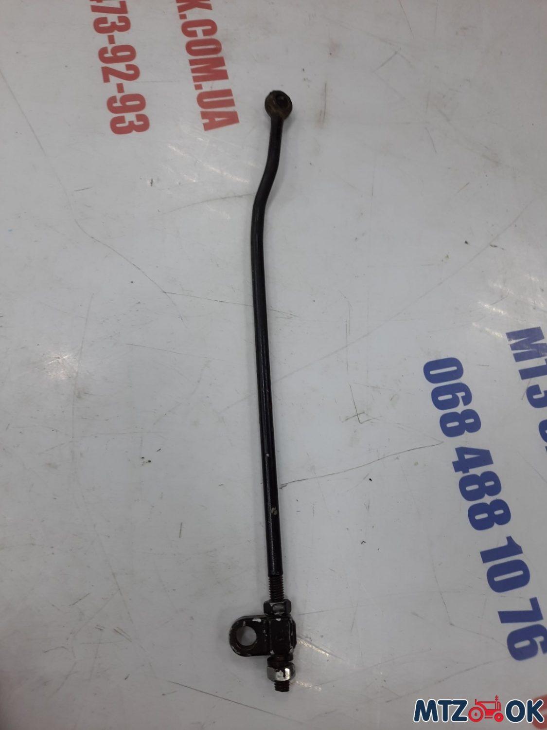 Тяга управления силовым регулятором с изгибом короткая МТЗ (пр-во МТЗ) 80-4616065 Тяга управления силовым регулятором с изгибом короткая МТЗ (пр-во МТЗ) 80-4616065