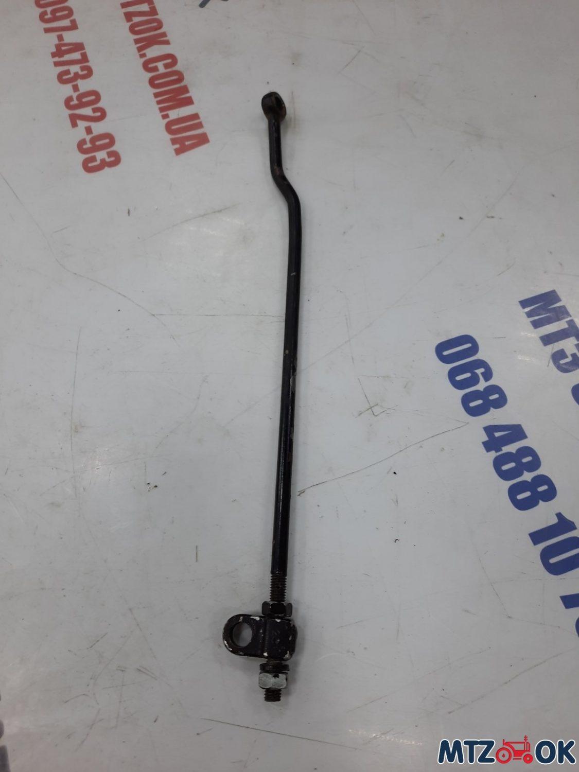 Тяга управления силовым регулятором с изгибом короткая МТЗ (пр-во МТЗ) 80-4616065 Тяга управления силовым регулятором с изгибом короткая МТЗ (пр-во МТЗ) 80-4616065