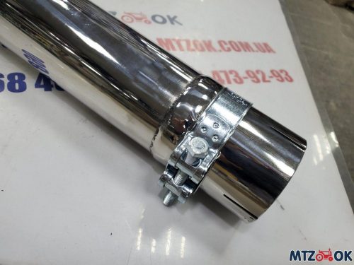 Выхлопная труба Д-245, прямоток нержавейка (замена штатного глушителя) Выхлопная труба Д-245, прямоток нержавейка (замена штатного глушителя)