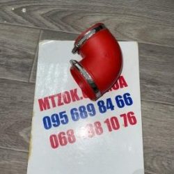 Патрубок фильтра воздушного КАМАЗ угловой d68мм 60х60 (силикон) красный Патрубок фильтра воздушного КАМАЗ угловой d68мм 60х60 (силикон) красный