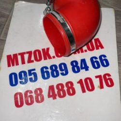 Патрубок фильтра воздушного КАМАЗ угловой d68мм 60х60 (силикон) красный Патрубок фильтра воздушного КАМАЗ угловой d68мм 60х60 (силикон) красный