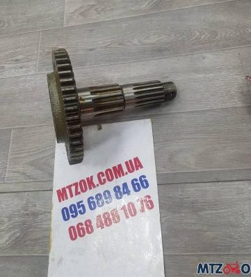Вал вторичный КПП МТЗ без гайки (пр-во МТЗ)50-1701252 Вал вторичный КПП МТЗ без гайки (пр-во МТЗ)50-1701252