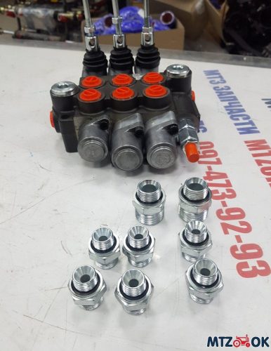 ГИДРОРАСПРЕДЕЛИТЕЛЬ 3Р40+К16К16А1 (2 ПЛАВАЮЩИЕ СЕКЦИИ) СО ШТУЦЕРАМИ (BADESTNOST) 3Р40+К16К16А1 ГИДРОРАСПРЕДЕЛИТЕЛЬ 3Р40+К16К16А1 (2 ПЛАВАЮЩИЕ СЕКЦИИ) СО ШТУЦЕРАМИ (BADESTNOST) 3Р40+К16К16А1