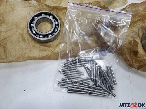Набор подшипников КПП МТЗ полный (12шт) + пакет роликовых 48шт. (пр-во Самара) Набор подшипников КПП МТЗ полный (12шт) + пакет роликовых 48шт. (пр-во Самара)