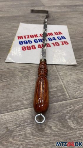 Кочерга для мангала с деревянной ручкой Кочерга для мангала с деревянной ручкой