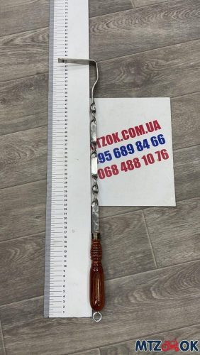 Кочерга для мангала с деревянной ручкой Кочерга для мангала с деревянной ручкой