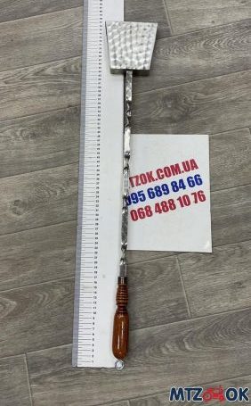 Совок для мангала с деревяной ручкой Совок для мангала с деревяной ручкой