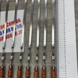 Шампура нержавейка, пищевая сталь (ручка деревянная) 1 шт. 70 см общая, 45 см полезная Шампура нержавейка, пищевая сталь (ручка деревянная) 1 шт. 70 см общая, 45 см полезная
