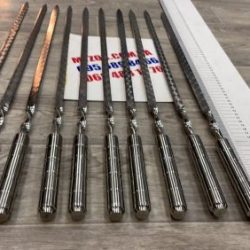 Шампура нержавейка, пищевая сталь (ручка нержавейка) 1шт. 70 см общая, 45 см полезная