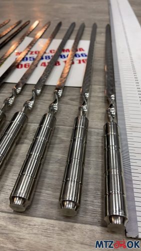 Шампура нержавейка, пищевая сталь (ручка нержавейка) 1шт. 70 см общая, 45 см полезная Шампура нержавейка, пищевая сталь (ручка нержавейка) 1шт. 70 см общая, 45 см полезная