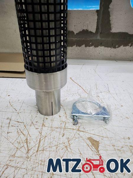 Глушитель МТЗ с дв.Д-245 нержавейка, прямоток (Венгрия) 245-1205015 Глушитель МТЗ с дв.Д-245 нержавейка, прямоток (Венгрия) 245-1205015