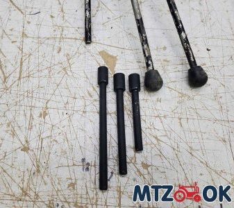 Удлинители рычагов распределителя н/о к-т (3шт) резьба 10х1,5 мм d=10 длина 17.14.11см Удлинители рычагов распределителя н/о к-т (3шт) резьба 10х1,5 мм d=10 длина 17.14.11см