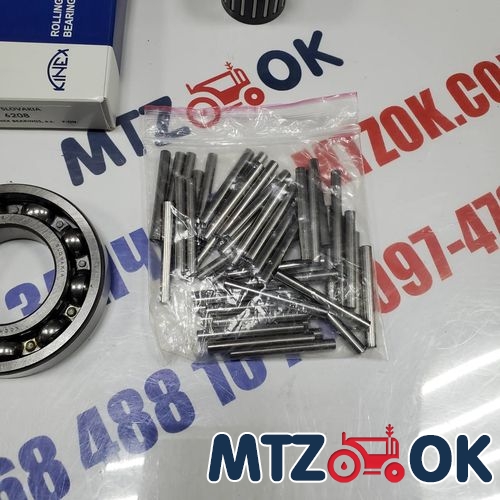 Набор подшипников КПП МТЗ полный (15шт) + пакет роликовых 48шт. на МТЗ с неведущим мостом(пр-во KINEX Словакия) Набор подшипников КПП МТЗ полный (15шт) + пакет роликовых 48шт. на МТЗ с неведущим мостом(пр-во KINEX Словакия)
