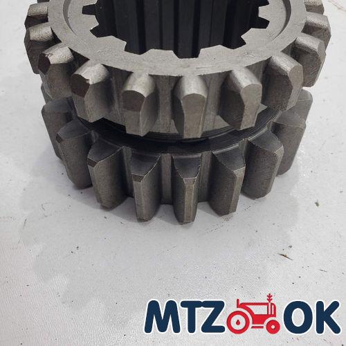 Шестерня привода 1-й ступ. ред. ст. обр. Z=20/20 (пр-во МЗШ) 50-1701196 Шестерня привода 1-й ступ. ред. ст. обр. Z=20/20 (пр-во МЗШ) 50-1701196
