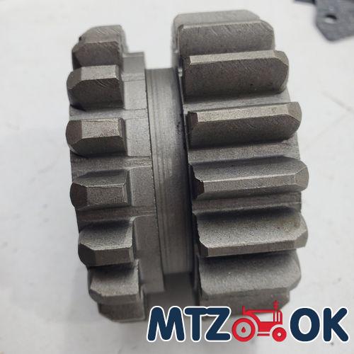 Шестерня привода 1-й ступ. ред. ст. обр. Z=20/20 (пр-во МЗШ) 50-1701196 Шестерня привода 1-й ступ. ред. ст. обр. Z=20/20 (пр-во МЗШ) 50-1701196