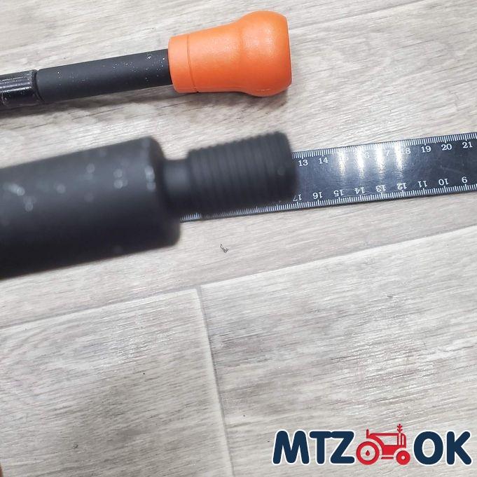 Удлинитель рычага КПП МТЗ без рукоятки (L=11см, резьба 12, шаг 1,25) Удлинитель рычага КПП МТЗ без рукоятки (L=11см, резьба 12, шаг 1,25)