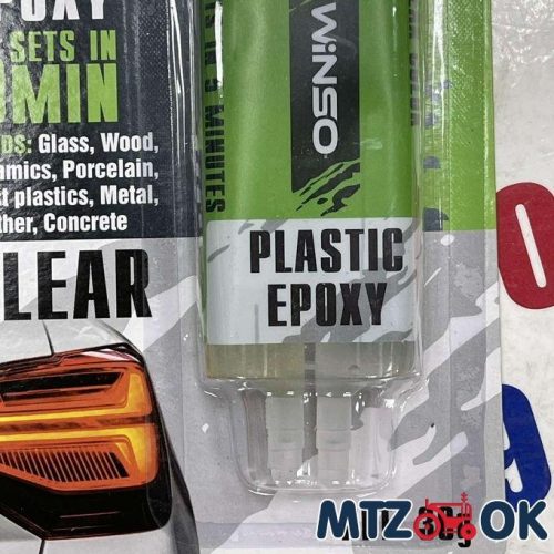 Клей двухкомпонентный эпоксидный прозрачный 30г WINSO Клей двухкомпонентный эпоксидный прозрачный 30г WINSO