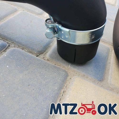 Глушитель МТЗ 892 труба в трубе (с грилем) с овальной горловиной. Толщина 3мм Глушитель МТЗ 892 труба в трубе (с грилем) с овальной горловиной. Толщина 3мм