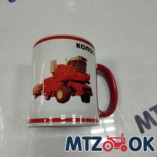 Чашка КОЛОС красная 330мл (пр-во МТЗ ОК) Чашка КОЛОС красная 330мл (пр-во МТЗ ОК)