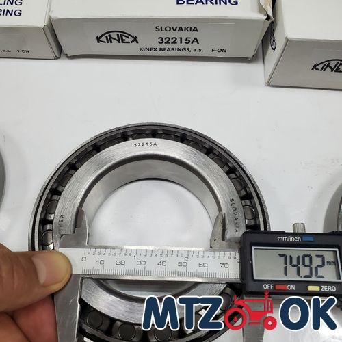 Набор подшипников заднего моста МТЗ (10шт) без ВОМ на дифф. Н/О (пр-во KINEX) Набор подшипников заднего моста МТЗ (10шт) без ВОМ на дифф. Н/О (пр-во KINEX)