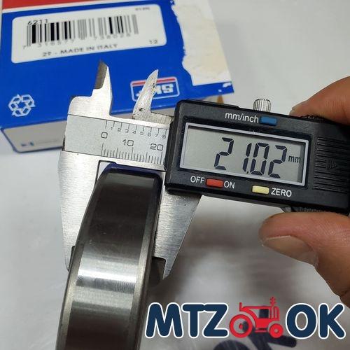 Подшипник 6211(211) шариковый открытый 55х100х21 СКФ(SKF) Подшипник 6211(211) шариковый открытый 55х100х21 СКФ(SKF)