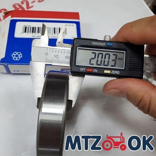 Подшипник 6210 (210А) шариковый открытый 50х90х20 СКФ(SKF) Подшипник 6210 (210А) шариковый открытый 50х90х20 СКФ(SKF)