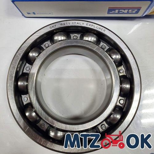 Подшипник 6211(211) шариковый открытый 55х100х21 СКФ(SKF) Подшипник 6211(211) шариковый открытый 55х100х21 СКФ(SKF)