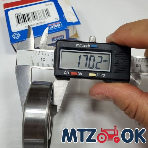 Подшипник 6305 (305) шариковый открытый 25х62х17 СКФ(SKF) Подшипник 6305 (305) шариковый открытый 25х62х17 СКФ(SKF)