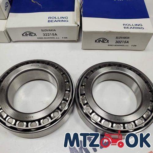 Набор подшипников заднего моста МТЗ (10шт) без ВОМ на дифф. Н/О (пр-во KINEX) Набор подшипников заднего моста МТЗ (10шт) без ВОМ на дифф. Н/О (пр-во KINEX)