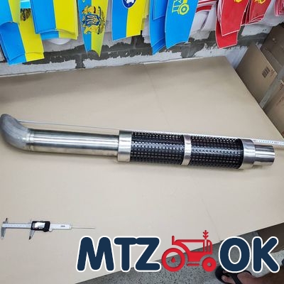 Глушитель МТЗ с дв.Д-260 нержавейка, прямоток (Венгрия) 800-1205015 Глушитель МТЗ с дв.Д-260 нержавейка, прямоток (Венгрия) 800-1205015