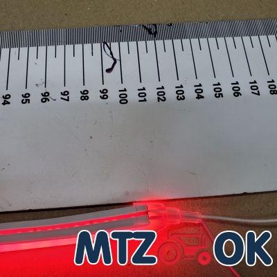 Неоновая лента 12V 100х13мм (горизонтальная) зеленая Неоновая лента 12V 100х13мм (горизонтальная) зеленая