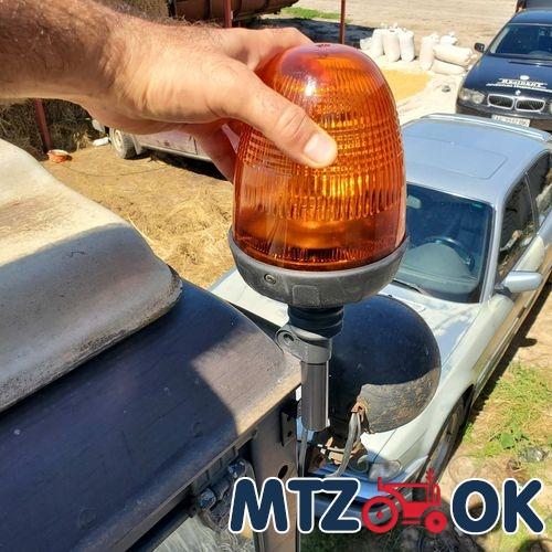 Кронштейн маяка сигнального на заднюю стойку кабины МТЗ (собств. пр-во) Кронштейн маяка сигнального на заднюю стойку кабины МТЗ (собств. пр-во)