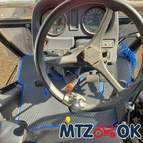 Коврик пола кабины МТЗ УК ЕВА №3 быстросъемный вариант на резиновый цельный коврик с бортиками (пр-во Украина) Коврик пола кабины МТЗ УК ЕВА №3 быстросъемный вариант на резиновый цельный коврик с бортиками (пр-во Украина)