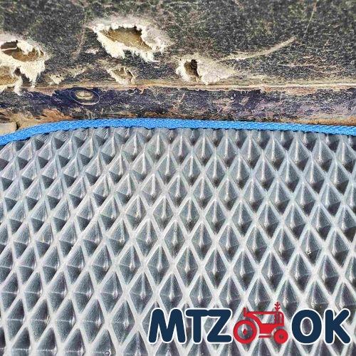 Коврик пола кабины МТЗ УК ЕВА №2 быстросъемный вариант на резиновый тонкий коврик с 2х частей (пр-во Украина) Коврик пола кабины МТЗ УК ЕВА №2 быстросъемный вариант на резиновый тонкий коврик с 2х частей (пр-во Украина)