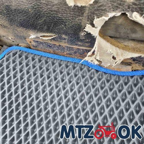 Коврик пола кабины МТЗ УК ЕВА №2 быстросъемный вариант на резиновый тонкий коврик с 2х частей (пр-во Украина) Коврик пола кабины МТЗ УК ЕВА №2 быстросъемный вариант на резиновый тонкий коврик с 2х частей (пр-во Украина)